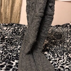 UGG Gray Knit Slippers